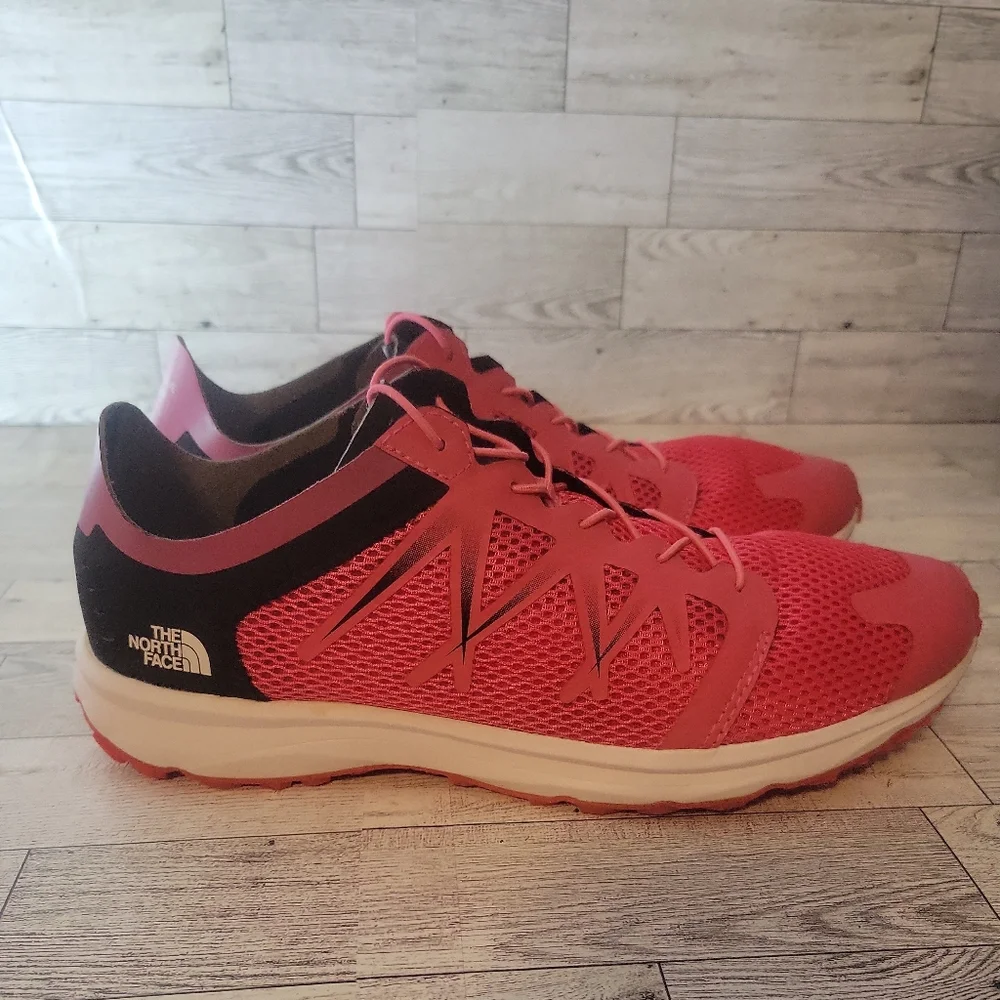 The North Face Womens Light‎ Wave Shoes Size 10.5 Vibram Sole Lace Up Sneakers